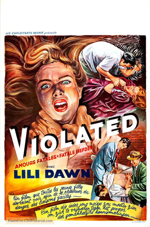 Violated - Belgian Movie Poster