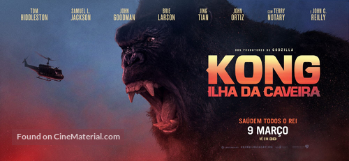 Kong: Skull Island - Portuguese Movie Poster