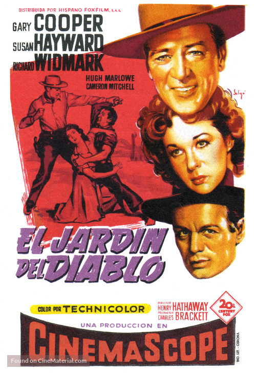 Garden of Evil - Spanish Movie Poster