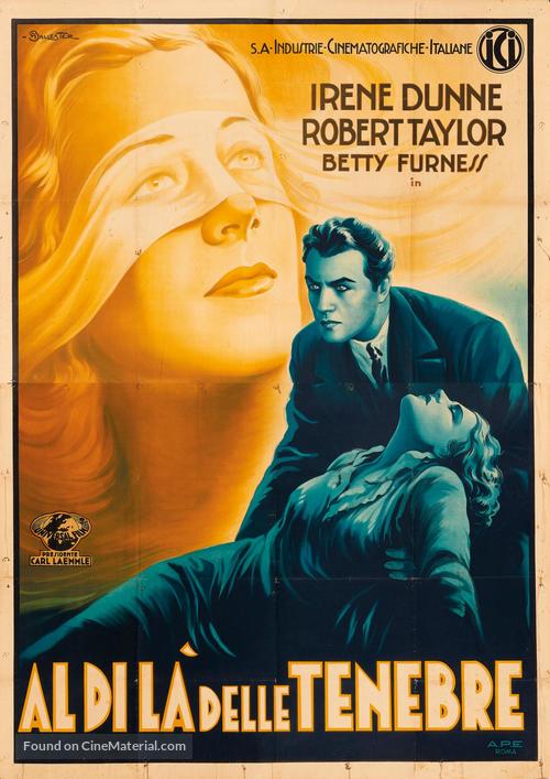 Magnificent Obsession - Italian Movie Poster