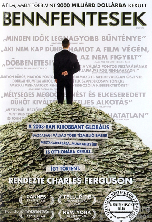 Inside Job - Hungarian DVD movie cover