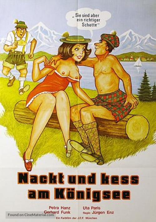 Nackt und ke&szlig; am K&ouml;nigssee - German Movie Poster