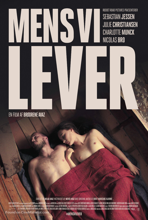 Mens vi lever - Danish Movie Poster