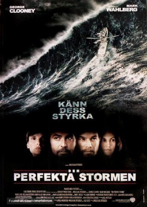 The Perfect Storm - Swedish Movie Poster