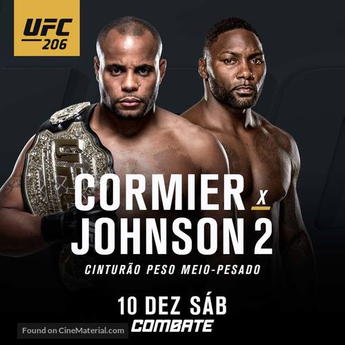 UFC 210: Cormier vs. Johnson 2 - Brazilian Movie Poster