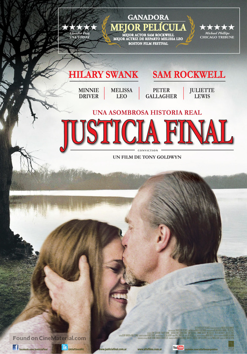 Conviction - Argentinian Movie Poster