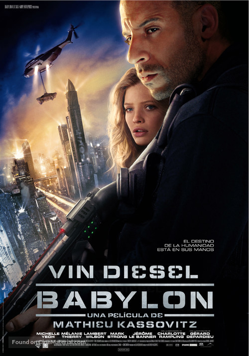 Babylon A.D. - Spanish Movie Poster