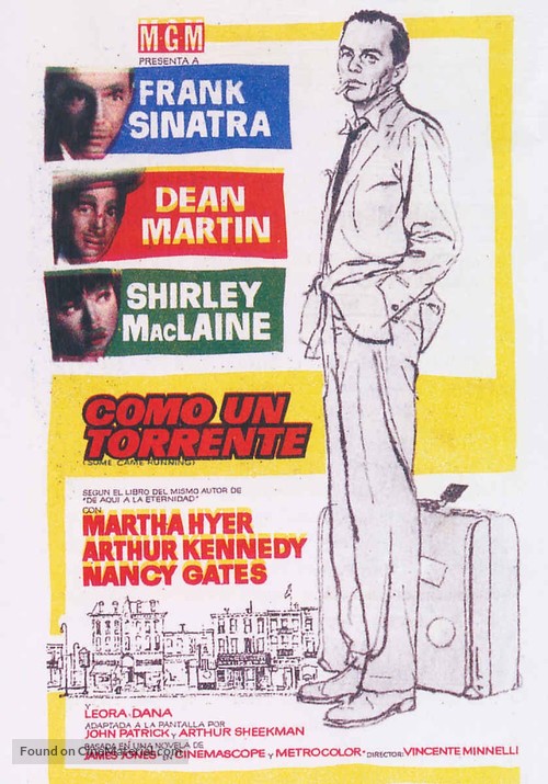 Some Came Running - Spanish Movie Poster