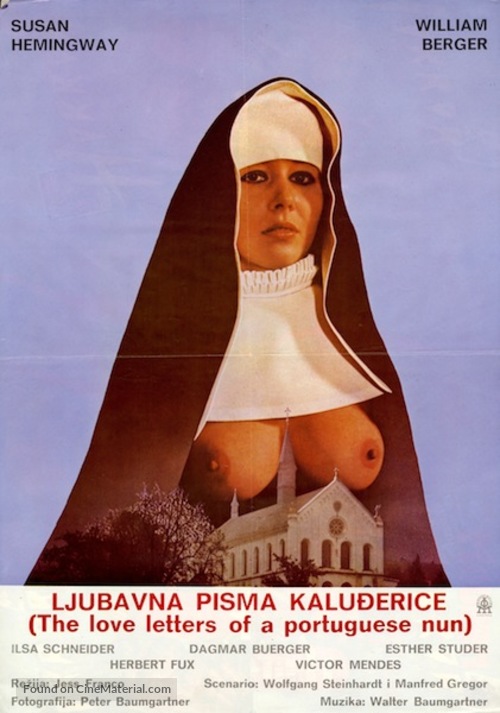 Die liebesbriefe einer portugiesischen Nonne - Yugoslav Movie Poster