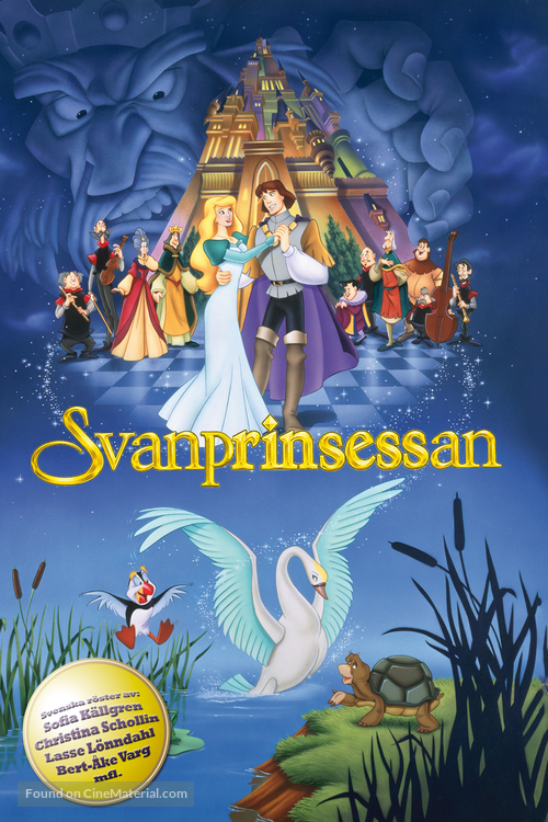 The Swan Princess - Swedish Movie Cover