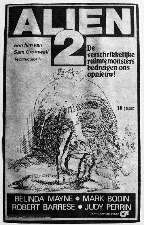 Alien 2 - Sulla terra - Danish Movie Poster