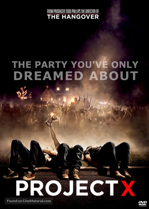 Project X - DVD movie cover