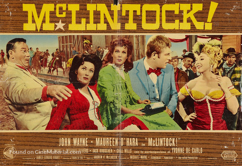 McLintock! - Italian Movie Poster