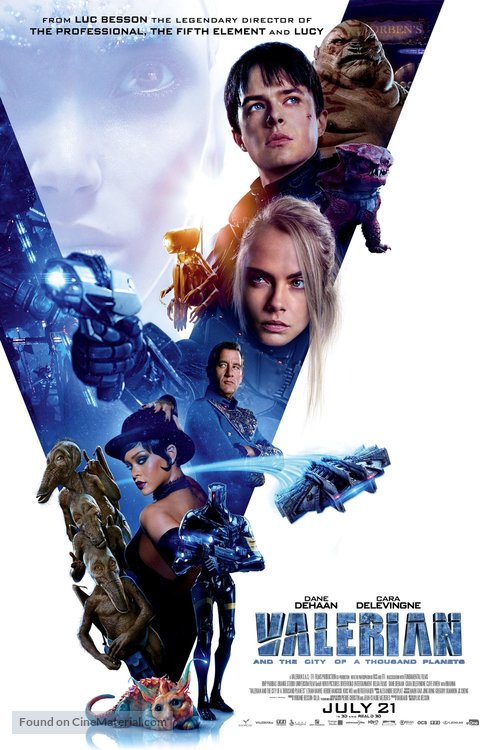 Valerian and the City of a Thousand Planets - Canadian Movie Poster