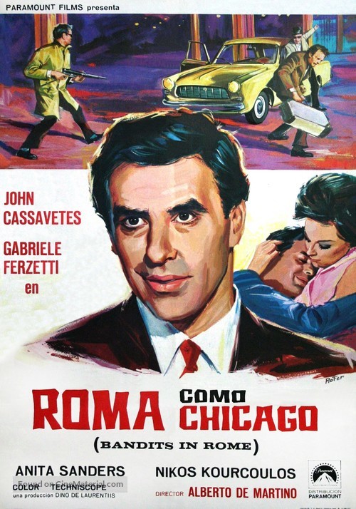 Roma come Chicago (Banditi a Roma) - Spanish Movie Poster