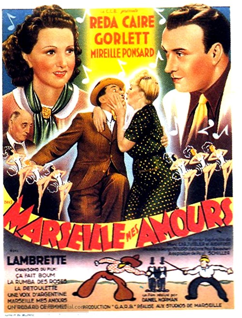 Marseille mes amours - Belgian Movie Poster