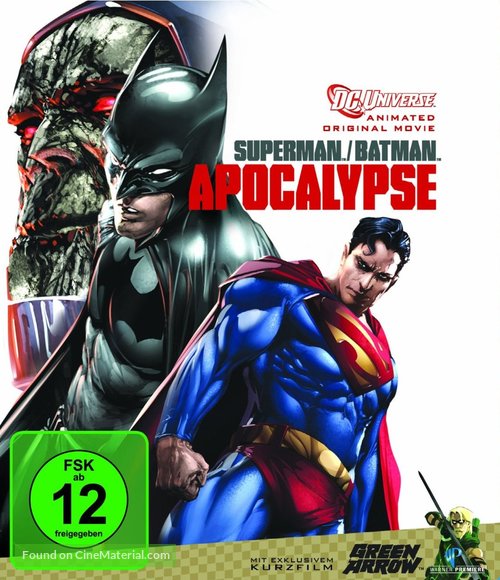 Superman/Batman: Apocalypse - German Blu-Ray movie cover