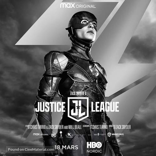 Zack Snyder&#039;s Justice League - Swedish Movie Poster