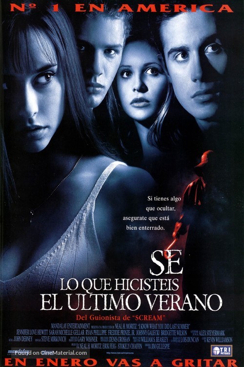 I Know What You Did Last Summer - Spanish Movie Poster