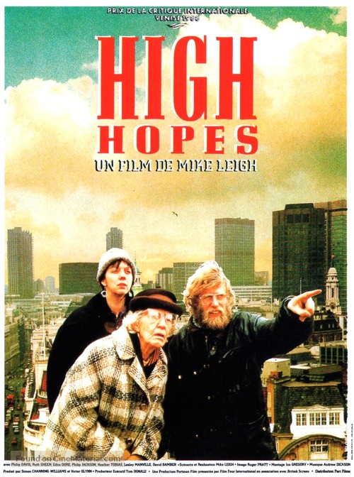 High Hopes - French Movie Poster