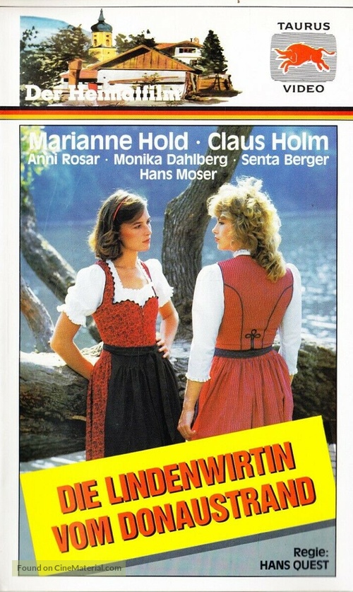 Die Lindenwirtin vom Donaustrand - German VHS movie cover