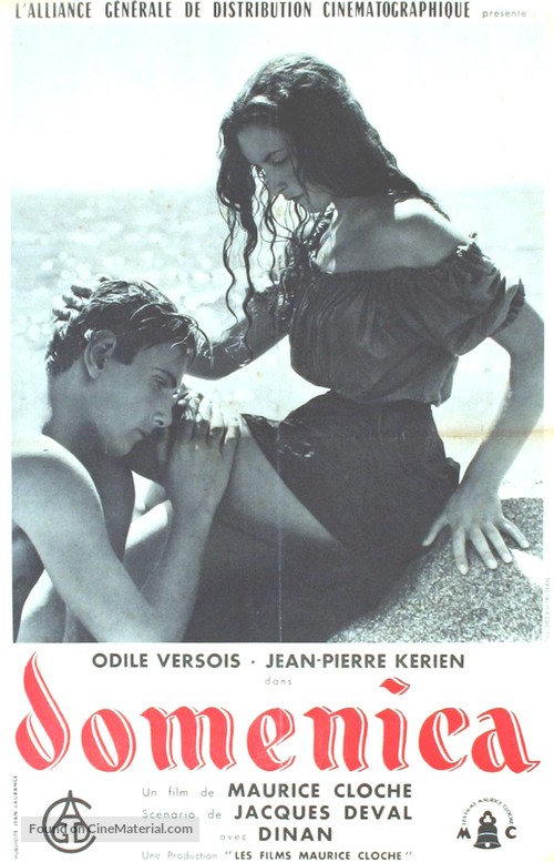 Domenica - French Movie Poster