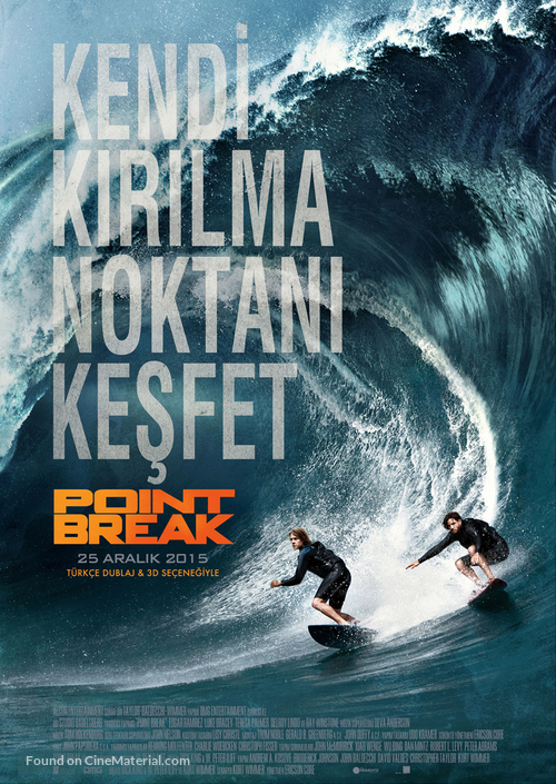 Point Break - Turkish Movie Poster