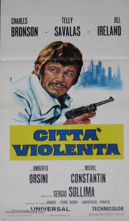 Citt&agrave; violenta - Italian Movie Poster