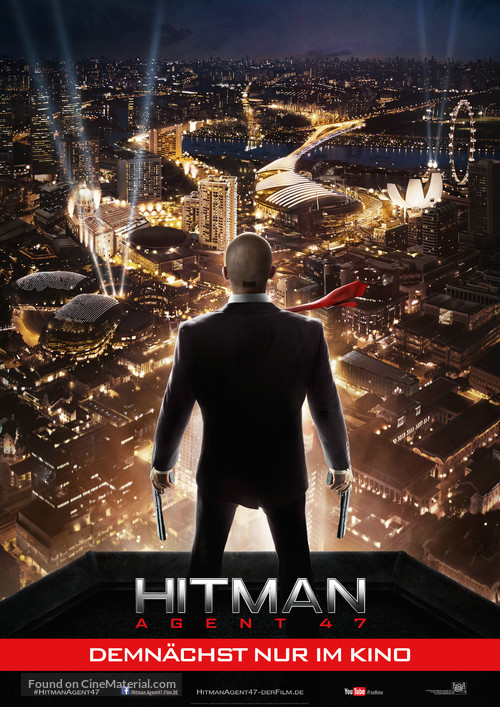 Hitman: Agent 47 - German Movie Poster
