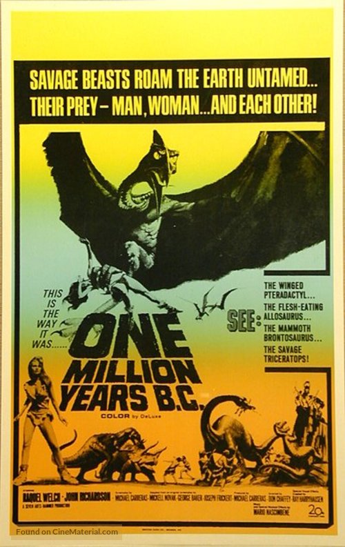 One Million Years B.C. - Movie Poster