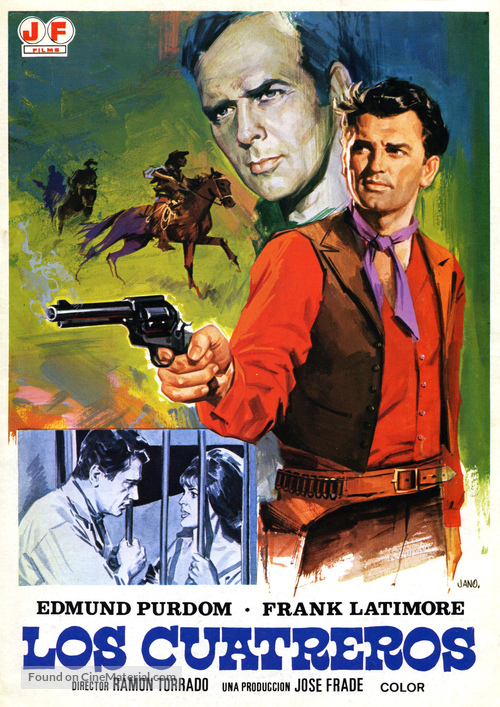 Cuatreros, Los - Spanish Movie Poster