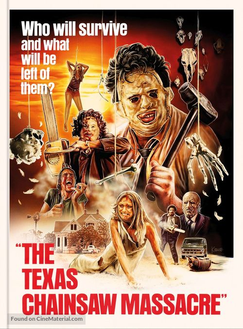 The Texas Chain Saw Massacre - German Blu-Ray movie cover