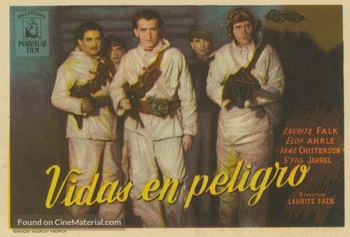 Lev farligt - Spanish Movie Poster