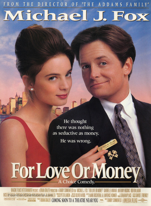 For Love or Money - Advance movie poster