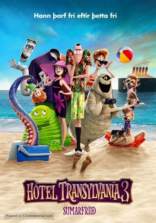 Hotel Transylvania 3: Summer Vacation - Icelandic Movie Poster