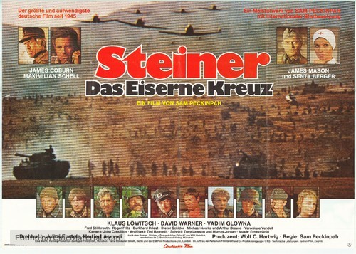 Cross of Iron - German Movie Poster