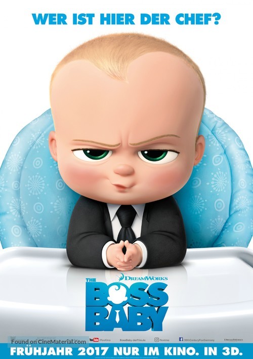 The Boss Baby - German Movie Poster