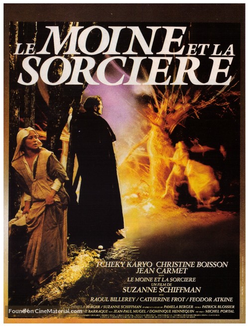Le moine et la sorci&egrave;re - French Movie Poster