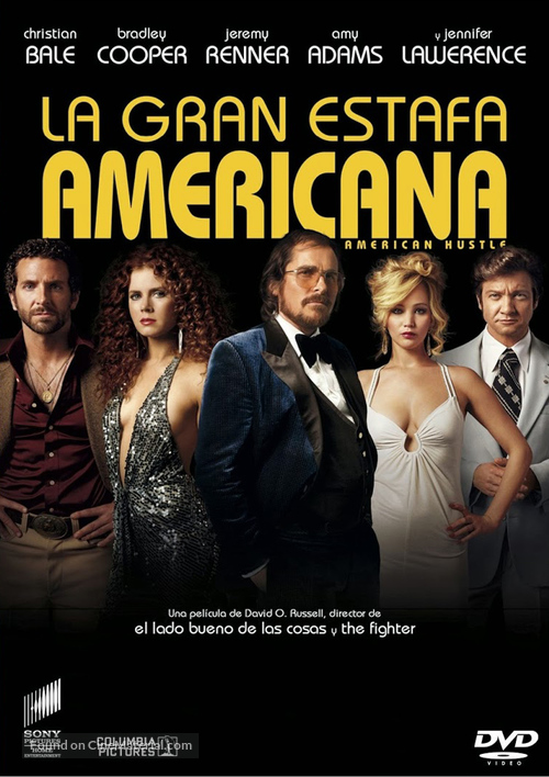 American Hustle - Spanish DVD movie cover
