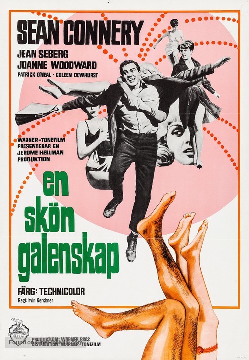 A Fine Madness - Swedish Movie Poster
