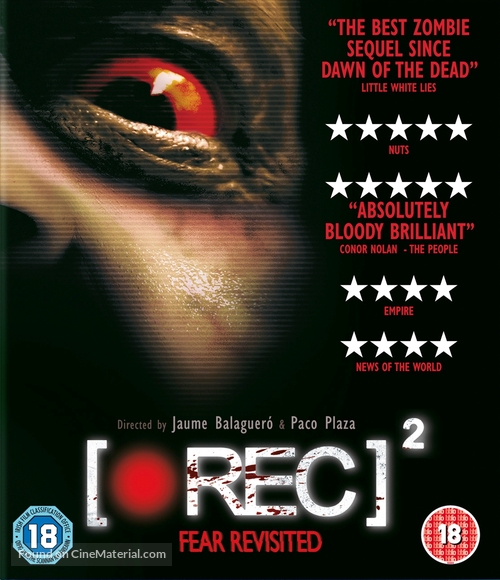 [Rec] 2 - British Blu-Ray movie cover