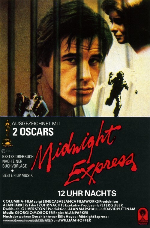 Midnight Express - German Movie Poster