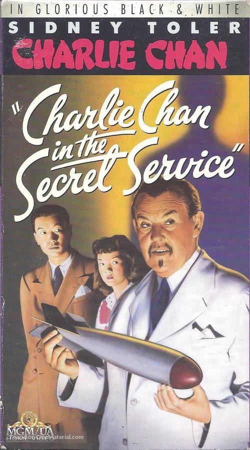 Charlie Chan in the Secret Service - VHS movie cover