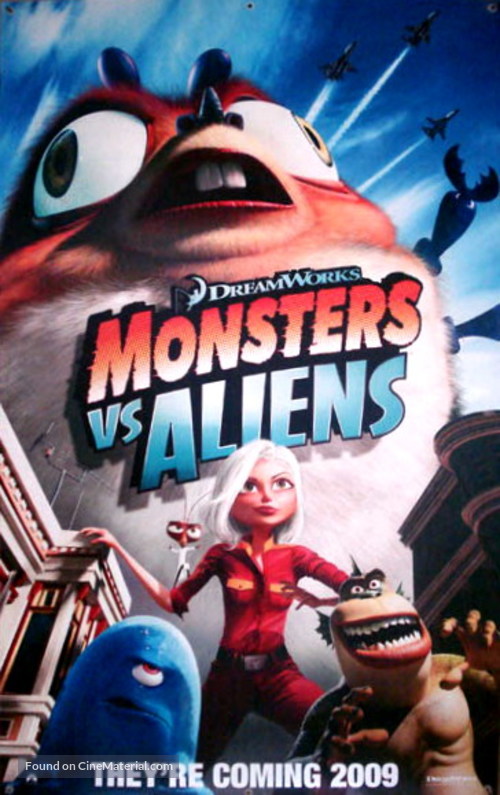 Monsters vs. Aliens (2009) movie poster