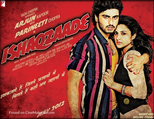 Ishaqzaade - Indian Movie Poster