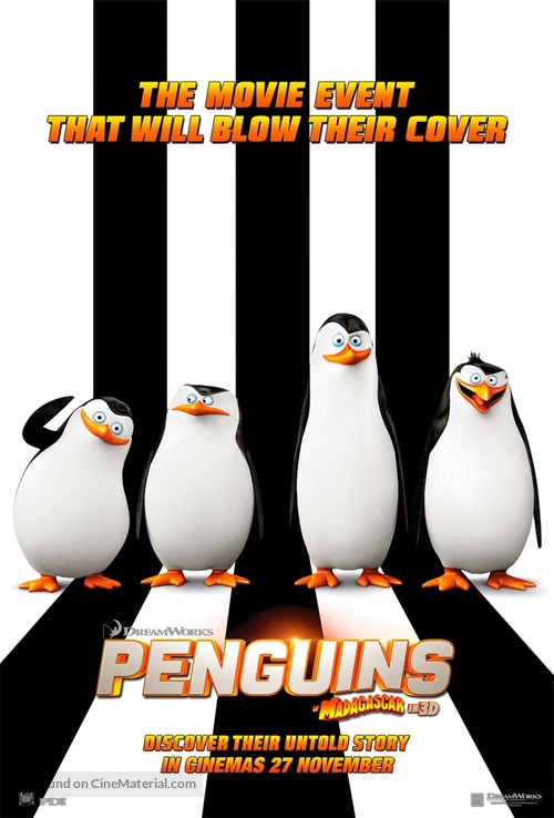 Penguins of Madagascar - Malaysian Movie Poster