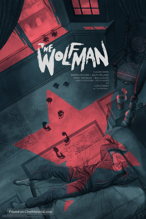 The Wolf Man - Re-release movie poster