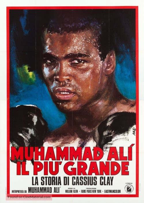 Muhammad Ali, the Greatest - Italian Movie Poster