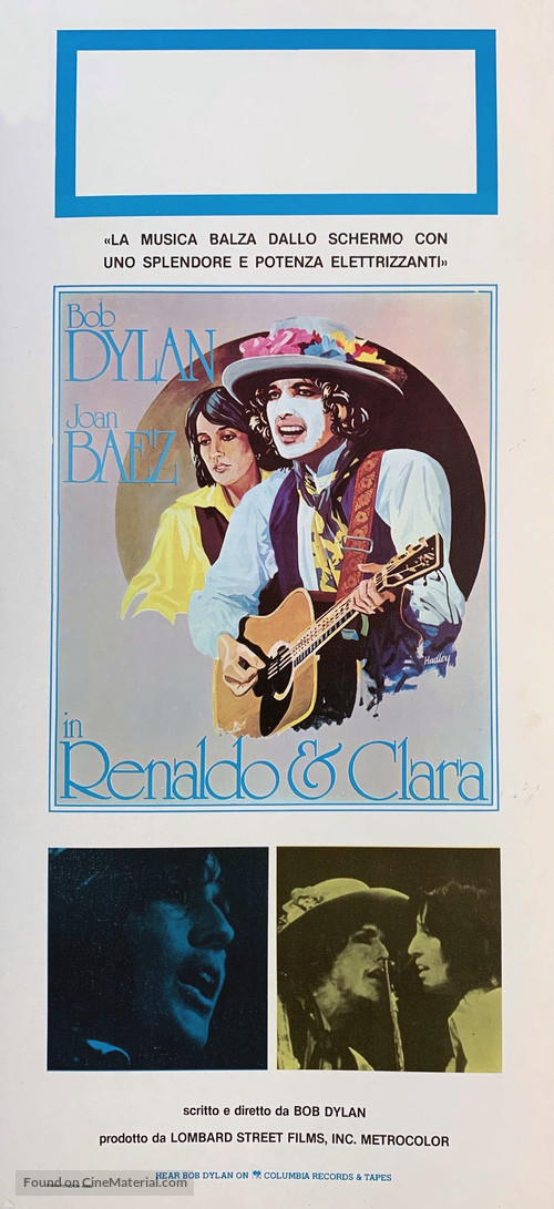 Renaldo and Clara - Italian Movie Poster