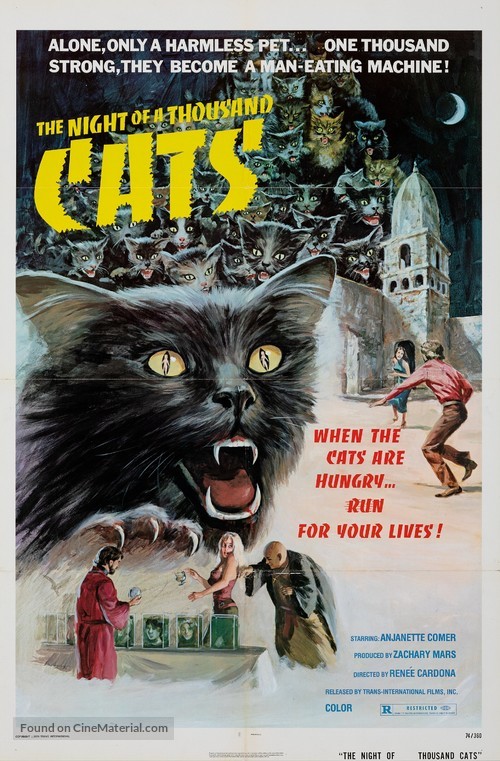 La noche de los mil gatos - Movie Poster